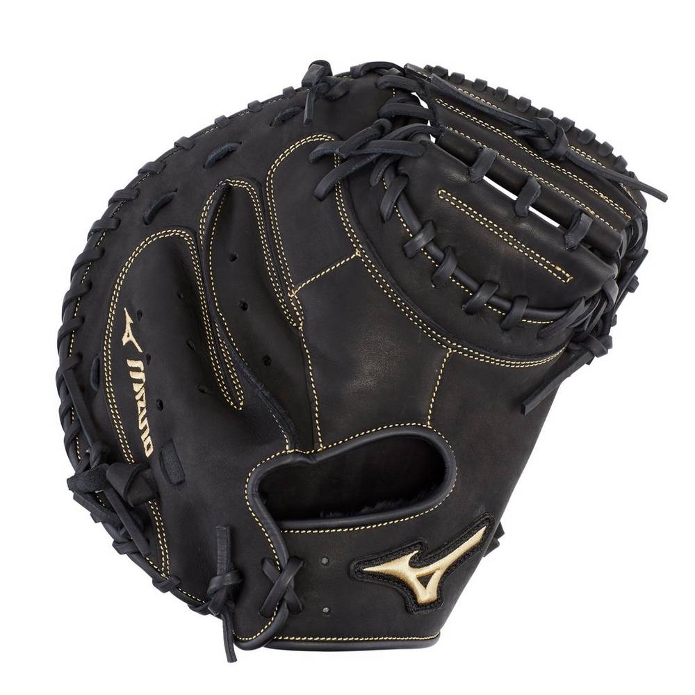 Mizuno Men's MVP Prime Baseball Catcher’s Mitt 34" Black (312734-RVG)